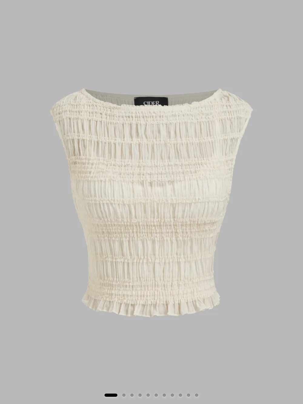 Boat Neck Shirred Top & Cami Top